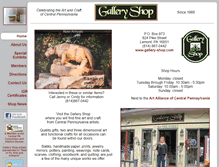 Tablet Screenshot of gallery-shop.com